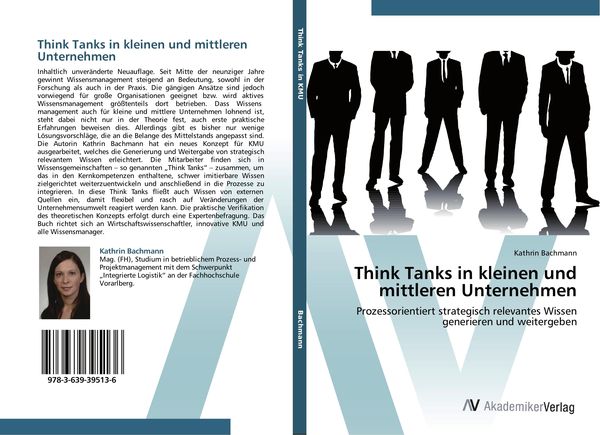 Produktbild: Think Tanks in kleinen und mittleren Unternehmen
