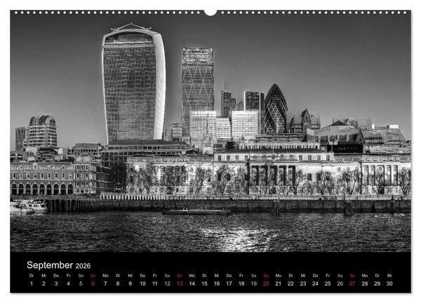 Produktbild: Unterwegs in London (Wandkalender 2026 DIN A2 quer), CALVENDO Monatskalender