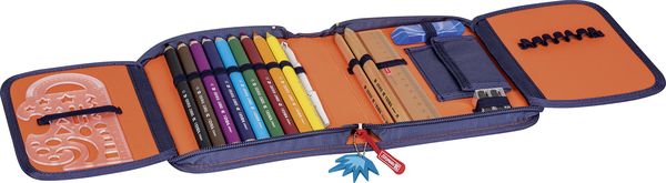 Produktbild: Schüler-Etui Transformer 2 Klappen