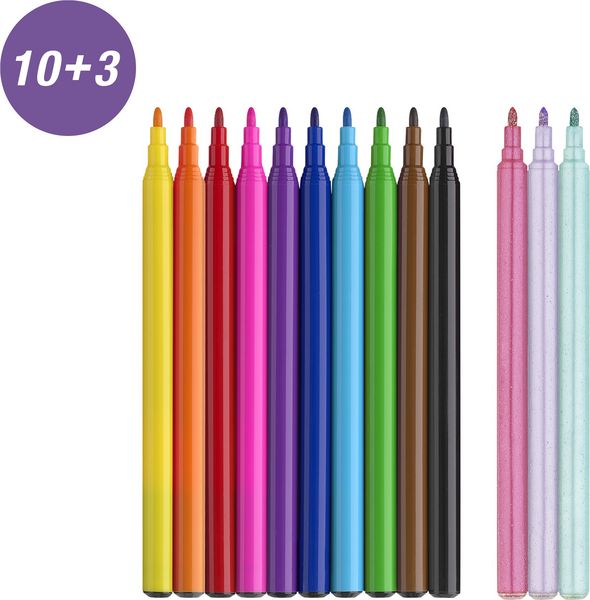 Produktbild: Faber-Castell Filzstift Einhorn 10+3 +Sticker