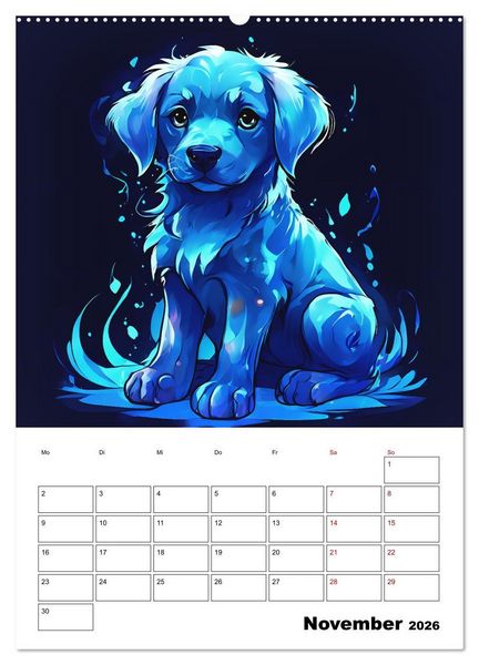 Produktbild: Tierisches Horoskop (hochwertiger Premium Wandkalender 2026 DIN A2 hoch), Kunstdruck in Hochglanz