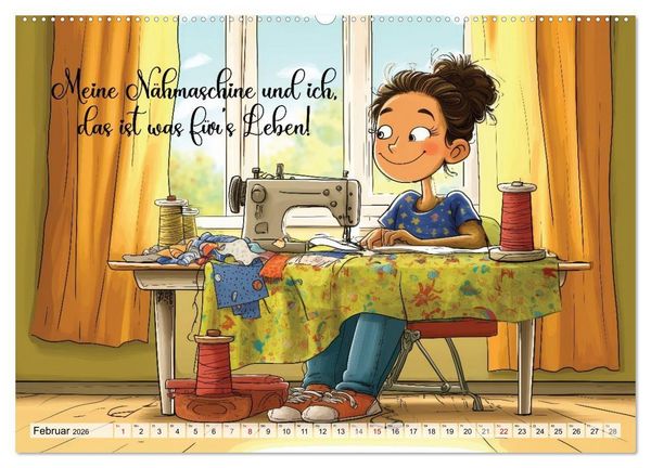 Produktbild: Fr&ouml;hlich eingef&auml;delt (hochwertiger Premium Wandkalender 2026 DIN A2 quer), Kunstdruck in Hochglanz