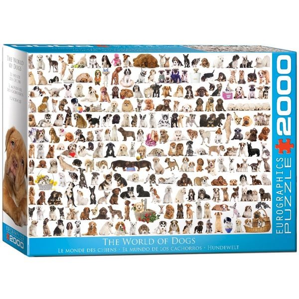 Produktbild: Puzzle 2000 Teile - The World of Dogs