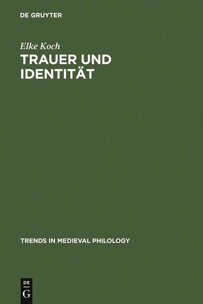 Produktbild: Trauer und Identit&auml;t