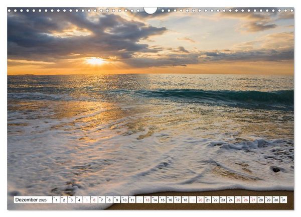 Produktbild: Miami Platja - Unvergessliche Meerblicke (Wandkalender 2026 DIN A3 quer), CALVENDO Monatskalender