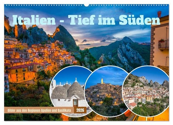 Produktbild: Italien - Tief im S&uuml;den (Wandkalender 2026 DIN A2 quer), CALVENDO Monatskalender