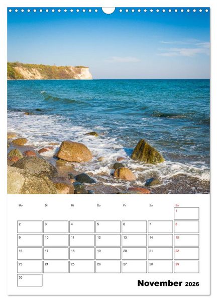 Produktbild: Insel R&uuml;gen - Wilde Sch&ouml;nheit an der Ostsee (Wandkalender 2026 DIN A3 hoch), CALVENDO Monatskalender