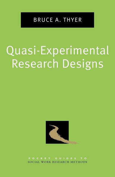 Produktbild: Quasi-Experimental Research Designs