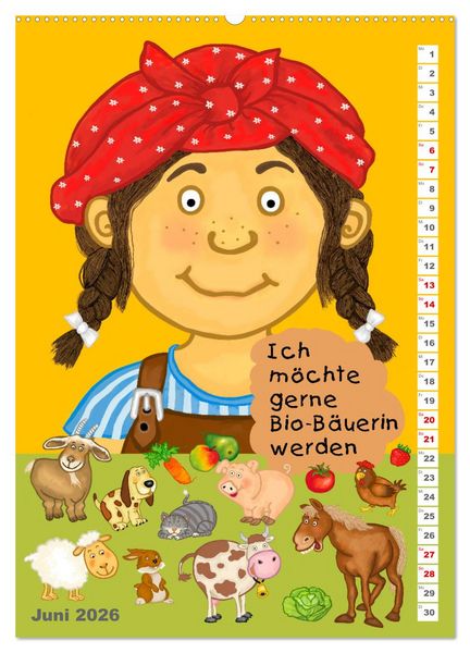 Produktbild: Mein Wunschberuf (hochwertiger Premium Wandkalender 2026 DIN A2 hoch), Kunstdruck in Hochglanz