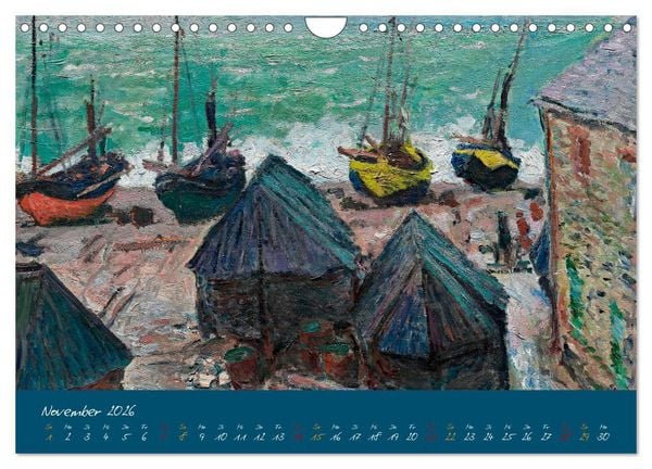 Produktbild: Typisch Monet (Wandkalender 2026 DIN A4 quer), CALVENDO Monatskalender