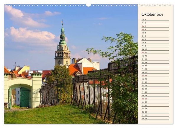 Produktbild: Glatz - Hauptstadt der Grafschaft Glatz (hochwertiger Premium Wandkalender 2026 DIN A2 quer), Kunstdruck in Hochglanz