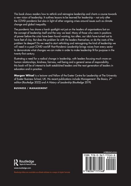Produktbild: Post-Pandemic Leadership