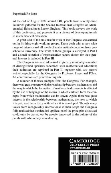 Produktbild: Developments in Mathematical Education