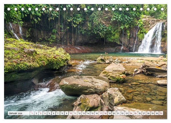 Produktbild: Karibik - Guadeloupe (Tischkalender 2026 DIN A5 quer), CALVENDO Monatskalender