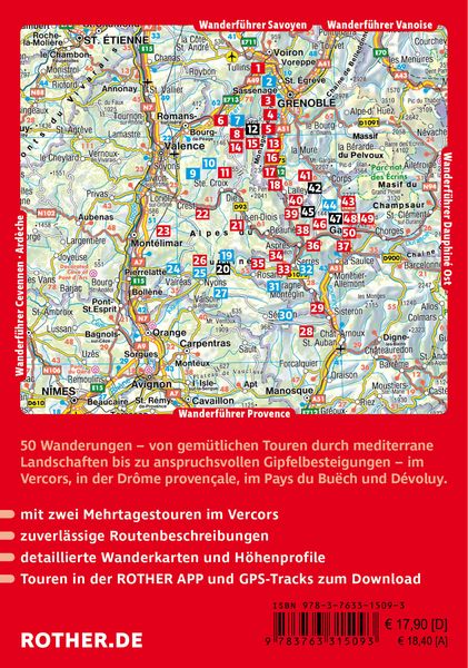 Produktbild: ROTHER Wanderf&uuml;hrer Dauphin&eacute; West: Von Grenoble bis Sisteron. 50 Wanderungen und Mehrtagestouren