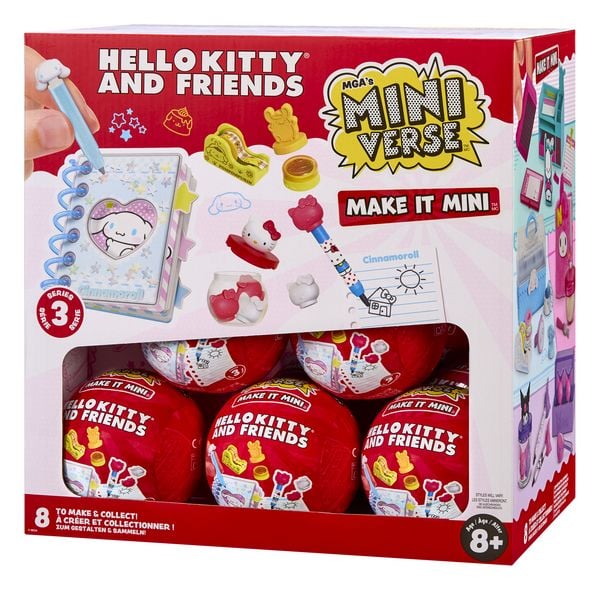 Produktbild: MGA's Miniverse - Make It Mini Hello Kitty Series 3 Asst in PDQ