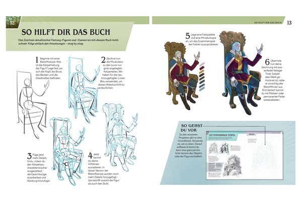 Produktbild: Ich zeichne Fantasy & Romantasy - Techniken, Charaktere und Effekte