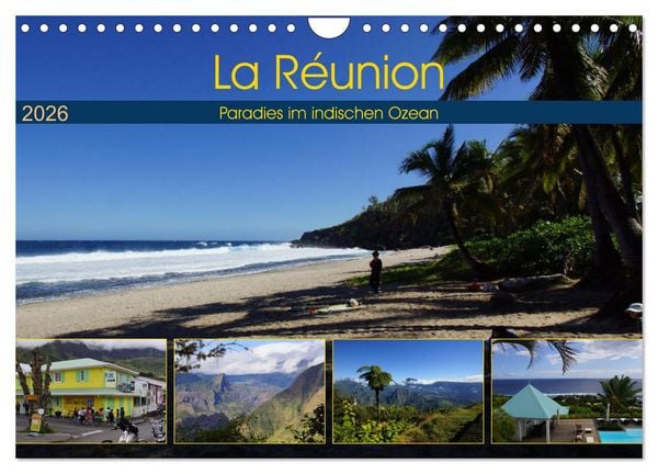 Produktbild: La R&eacute;union - Paradies im indischen Ozean (Wandkalender 2026 DIN A4 quer), CALVENDO Monatskalender
