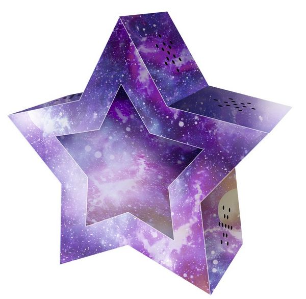 Produktbild: URSUS Laternenzeit / Home Decoration Twinkle Star Galaxie, Stern Bastel-Set als Laterne oder Deko-Licht