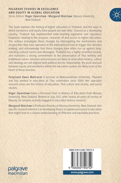 Produktbild: The History of Higher Education in Thailand