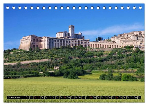 Produktbild: Umbrien (Tischkalender 2026 DIN A5 quer), CALVENDO Monatskalender