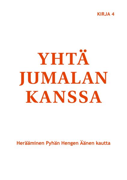 Produktbild: Yht&auml; Jumalan kanssa