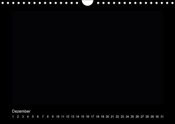 Produktbild: K. A., K: Geburtstags - Bastelkalender - Schwarz (Wandkalen