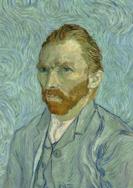 Produktbild: Notizbuch A4 blanko Hardcover - Motiv "Selbstportr&auml;t" Vincent van Gogh - 100 Seiten