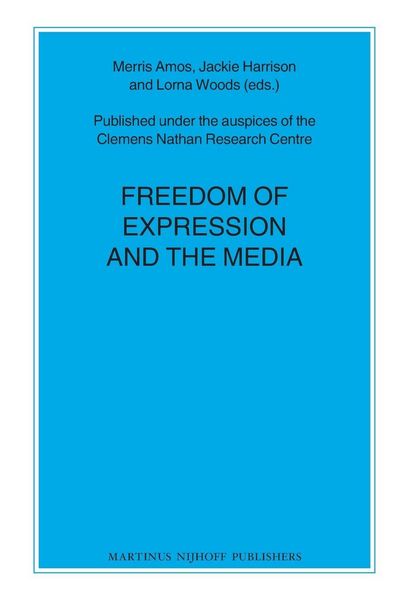 Produktbild: Freedom of Expression and the Media