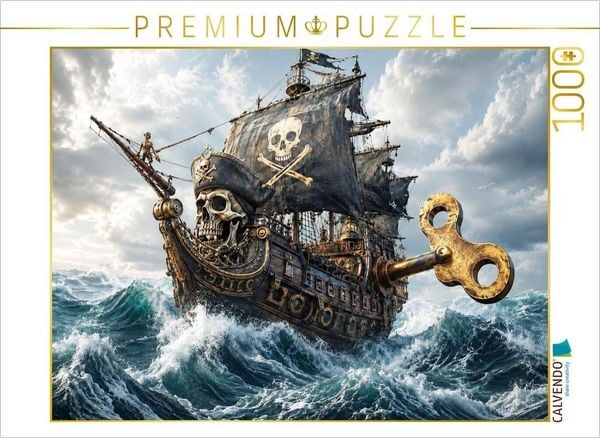 CALVENDO Puzzle Das Piratenschiff | 1000 Teile Lege-Größe 64 × 48 cm Foto-Puzzle für glückliche Stunden
