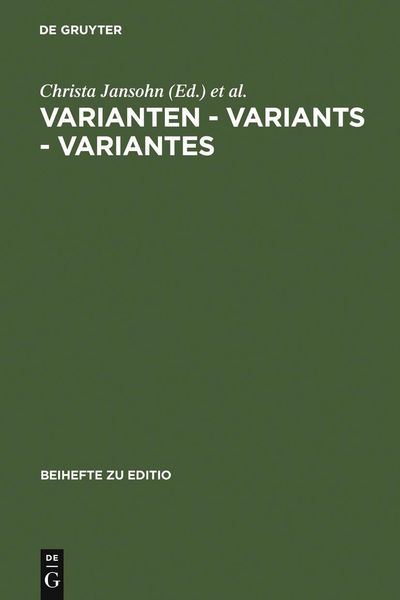 Produktbild: Varianten - Variants - Variantes