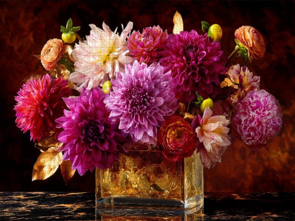 Produktbild: CALVENDO Puzzle Geometrie trifft Eleganz und formt die Sch&ouml;nheit neu | 1000 Teile Lege-Gr&ouml;&szlig;e 64x48cm Foto-Puzzle f&uuml;r gl&uuml;ckliche Stunden