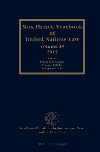 Produktbild: Max Planck Yearbook of United Nations Law, Volume 19 (2015)