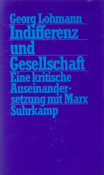 Produktbild: Indifferenz und Gesellschaft