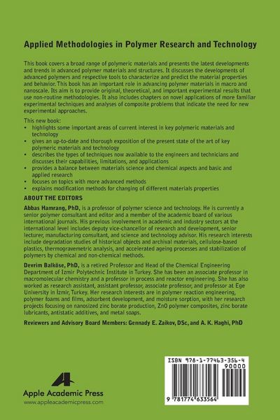 Produktbild: Applied Methodologies in Polymer Research and Technology