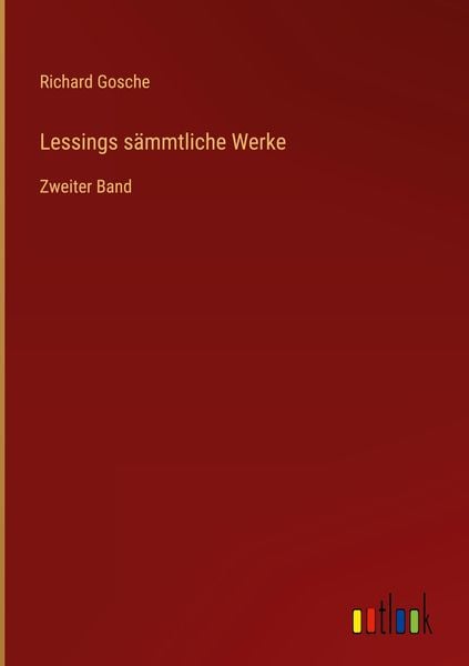 Produktbild: Lessings s&auml;mmtliche Werke