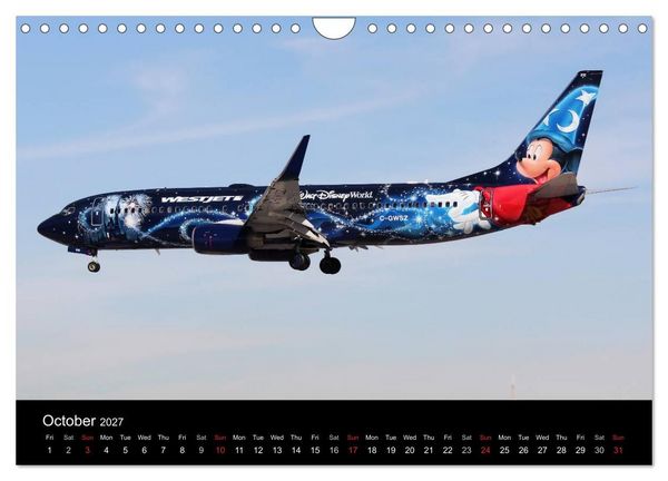 Produktbild: Airliners of the World (Wall Calendar 2027 DIN A4 landscape), CALVENDO 12 Month Wall Calendar