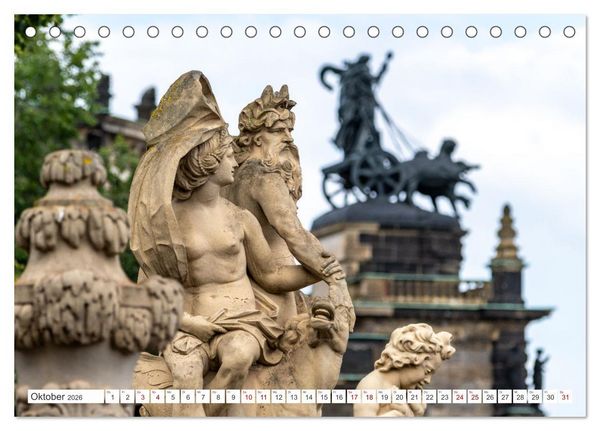 Produktbild: Dresden und Elbsandsteingebirge (Tischkalender 2026 DIN A5 quer), CALVENDO Monatskalender