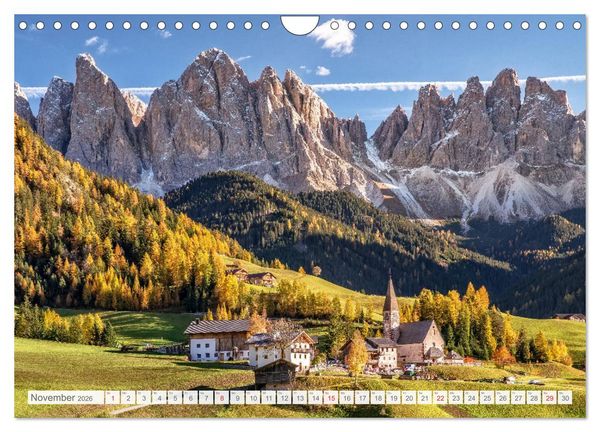 Produktbild: Faszinierende Bergwelten (Wandkalender 2026 DIN A4 quer), CALVENDO Monatskalender