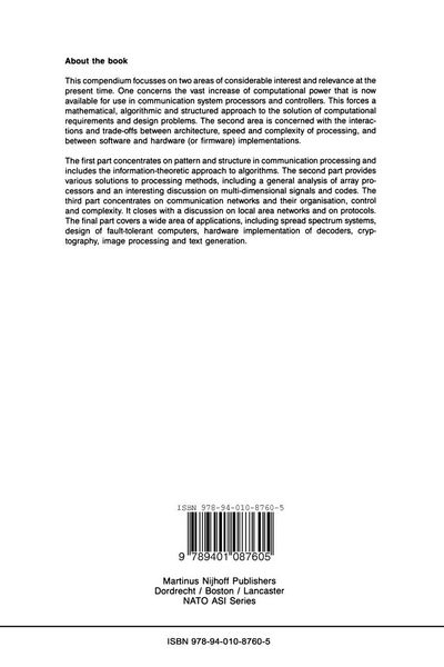 Produktbild: The Impact of Processing Techniques on Communications
