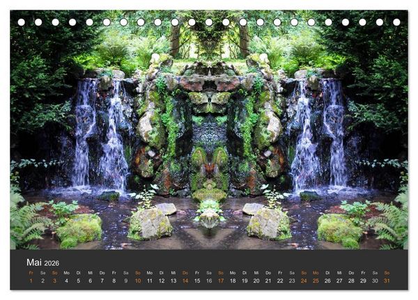 Produktbild: Spiegelwelten - Im Reich der Naturwesen (Tischkalender 2026 DIN A5 quer), CALVENDO Monatskalender