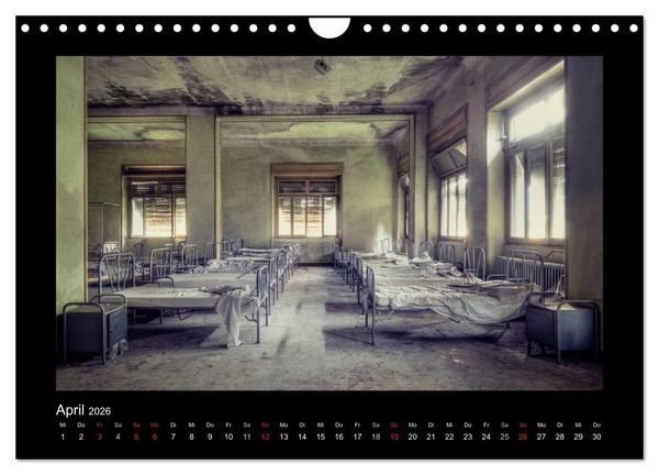 Produktbild: Lost Places - vergessene orte vergessener glanz (Wandkalender 2026 DIN A4 quer), CALVENDO Monatskalender