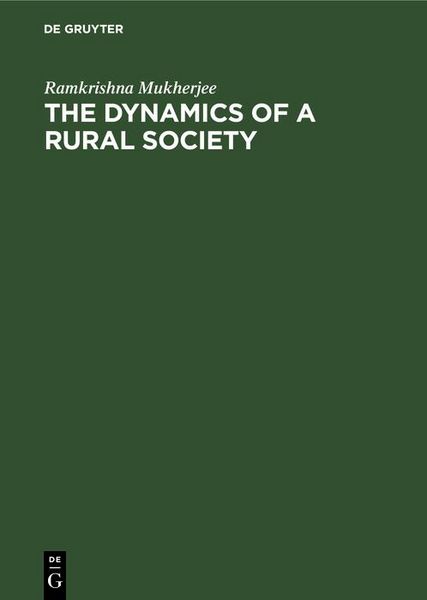 Produktbild: The Dynamics of a Rural Society