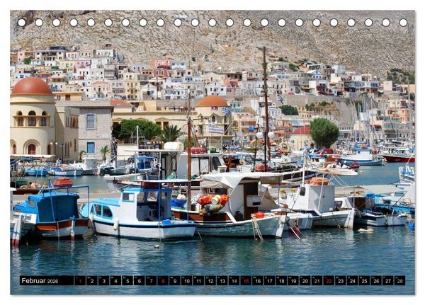 Produktbild: Griechische Inseln (Tischkalender 2026 DIN A5 quer), CALVENDO Monatskalender