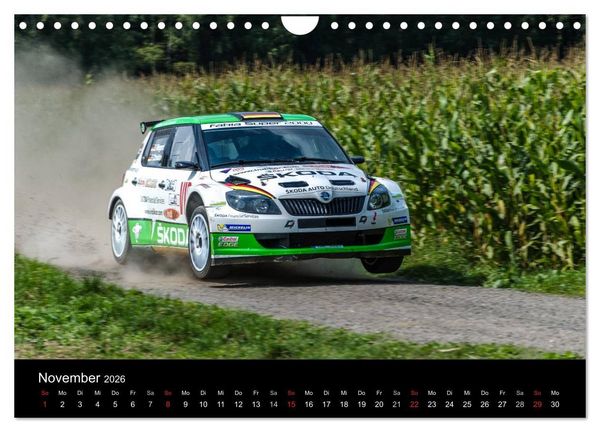 Produktbild: Schnell - Schneller - Rallye (Wandkalender 2026 DIN A4 quer), CALVENDO Monatskalender