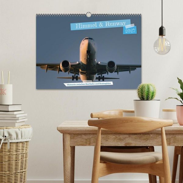 Produktbild: Himmel & Runway (Wandkalender 2027 DIN A3 quer), CALVENDO Monatskalender