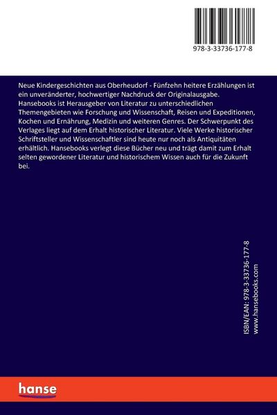 Produktbild: Neue Kindergeschichten aus Oberheudorf