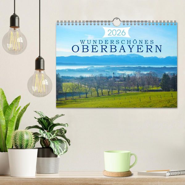 Produktbild: Wundersch&ouml;nes Oberbayern (Wandkalender 2026 DIN A4 quer), CALVENDO Monatskalender