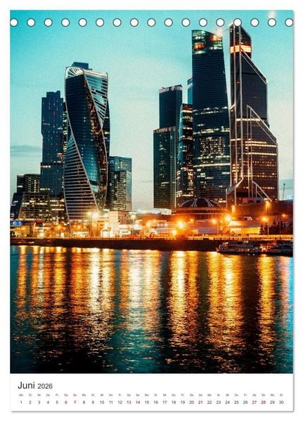 Produktbild: Moskau - Zwischen Oka und Wolga. (Tischkalender 2026 DIN A5 hoch), CALVENDO Monatskalender