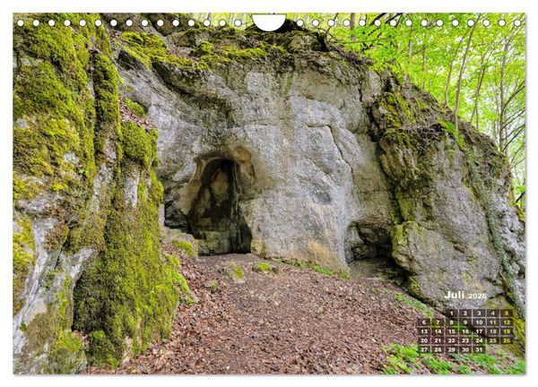 Produktbild: Faszinierende H&ouml;hlen auf der Schw&auml;bischen Alb (Wandkalender 2026 DIN A4 quer), CALVENDO Monatskalender